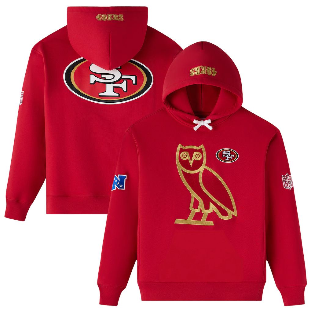 Men 2026 NFL San Francisco 49ers hoodie red 01
